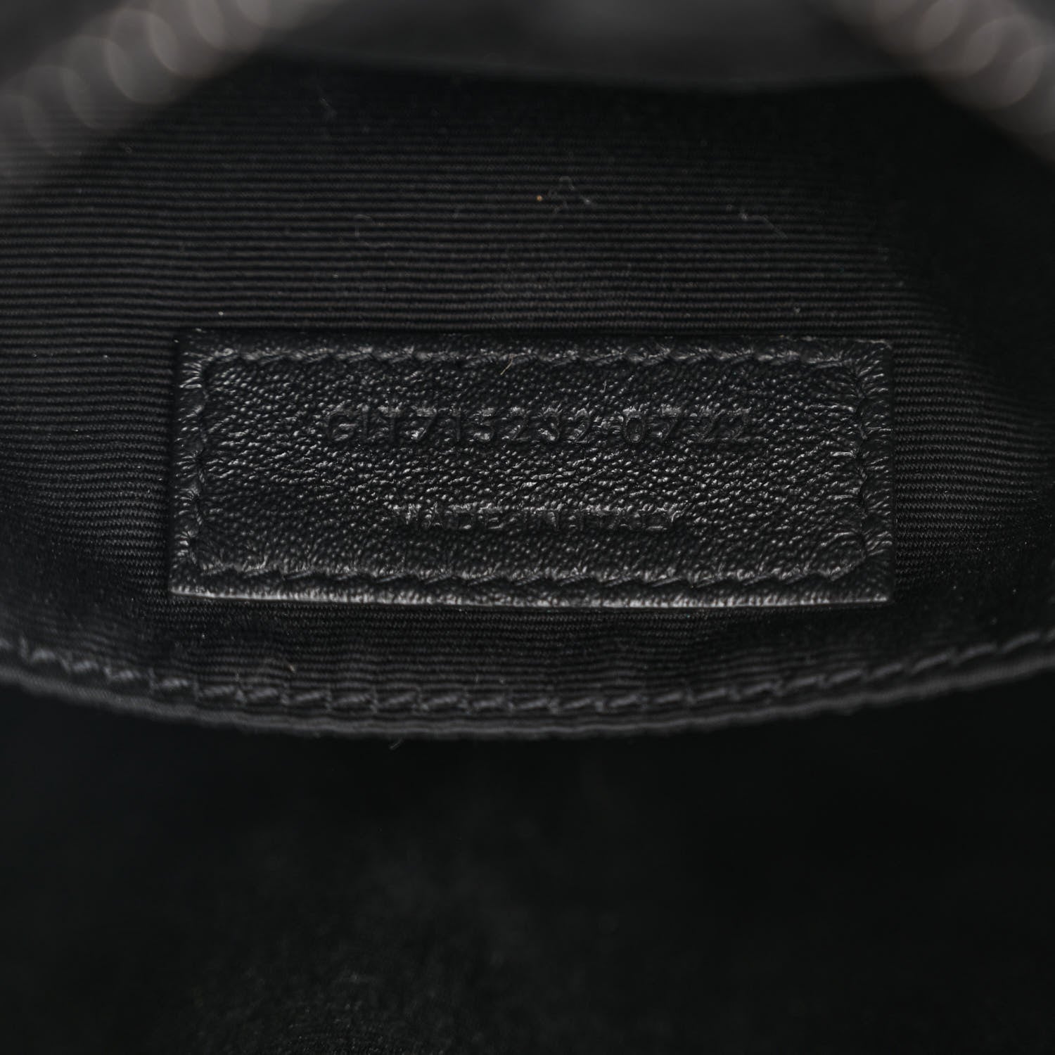 Saint Laurent Calfskin Matelasse Monogram Monochrome Lou Camera Bag Black 7 of 14