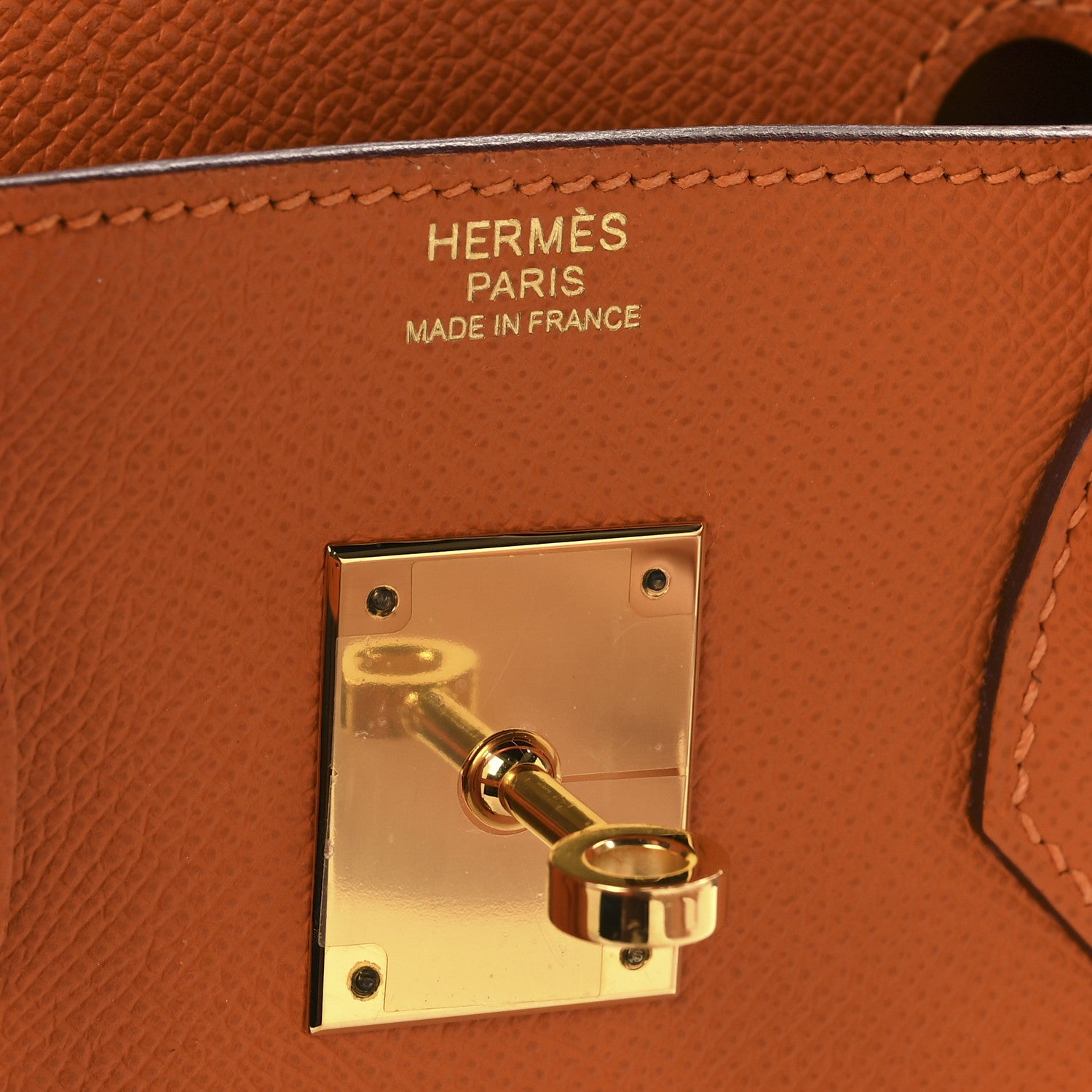 Hermes Epsom Birkin 30 Orange 6 of 15