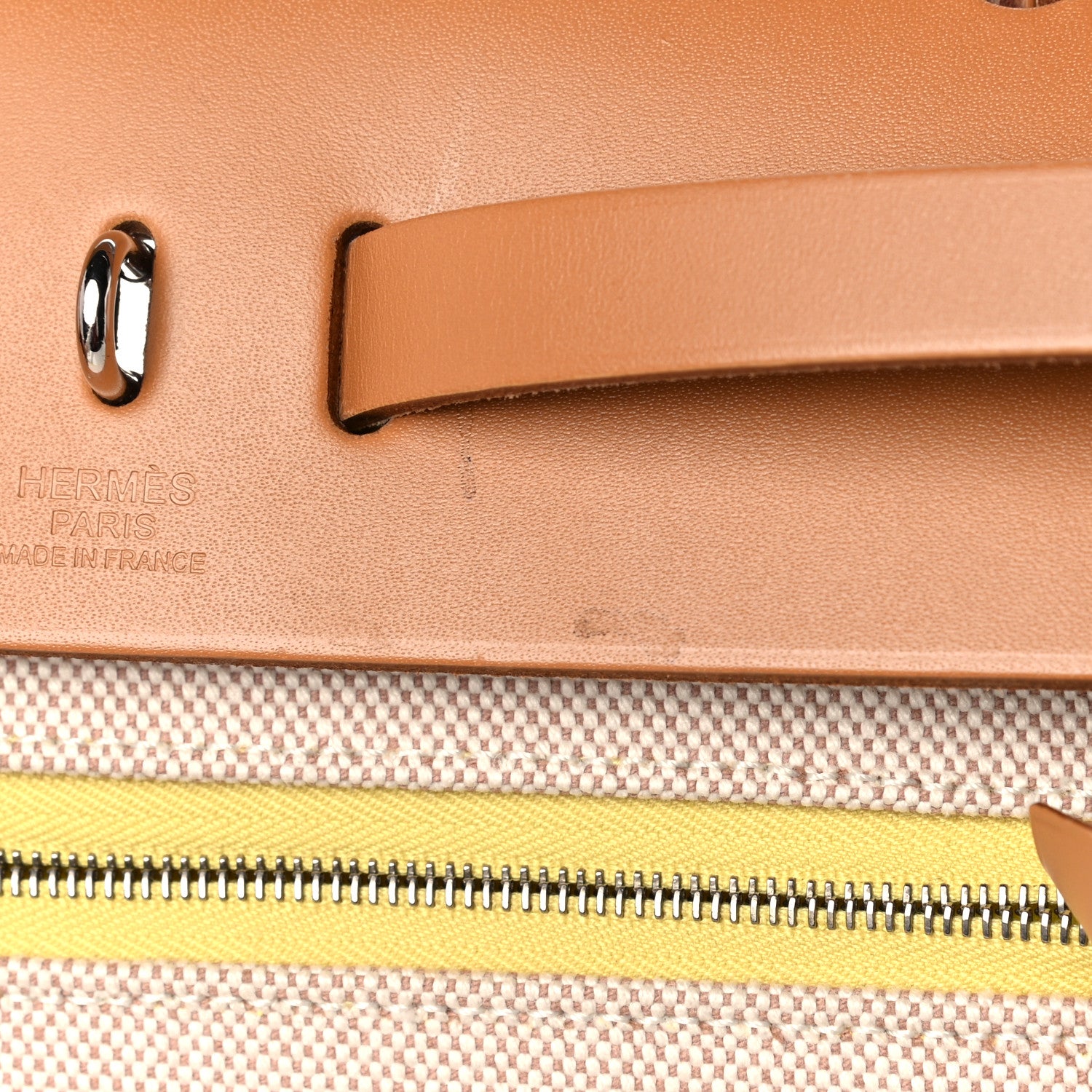 Hermes Toile H Berline Vache Hunter Herbag Zip 31 PM Lime 17 of 22
