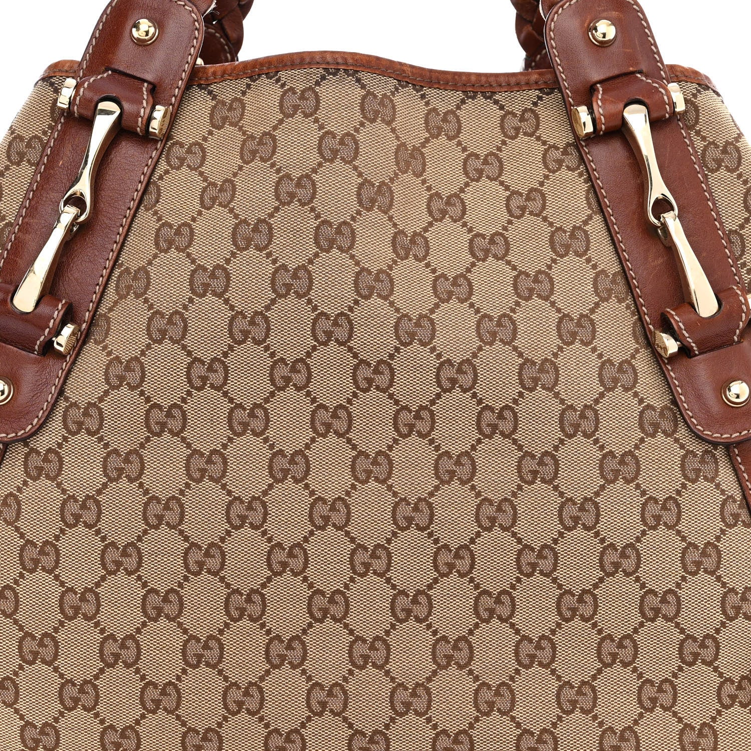 Gucci Monogram Medium Pelham Shoulder Bag Brown 8 of 10