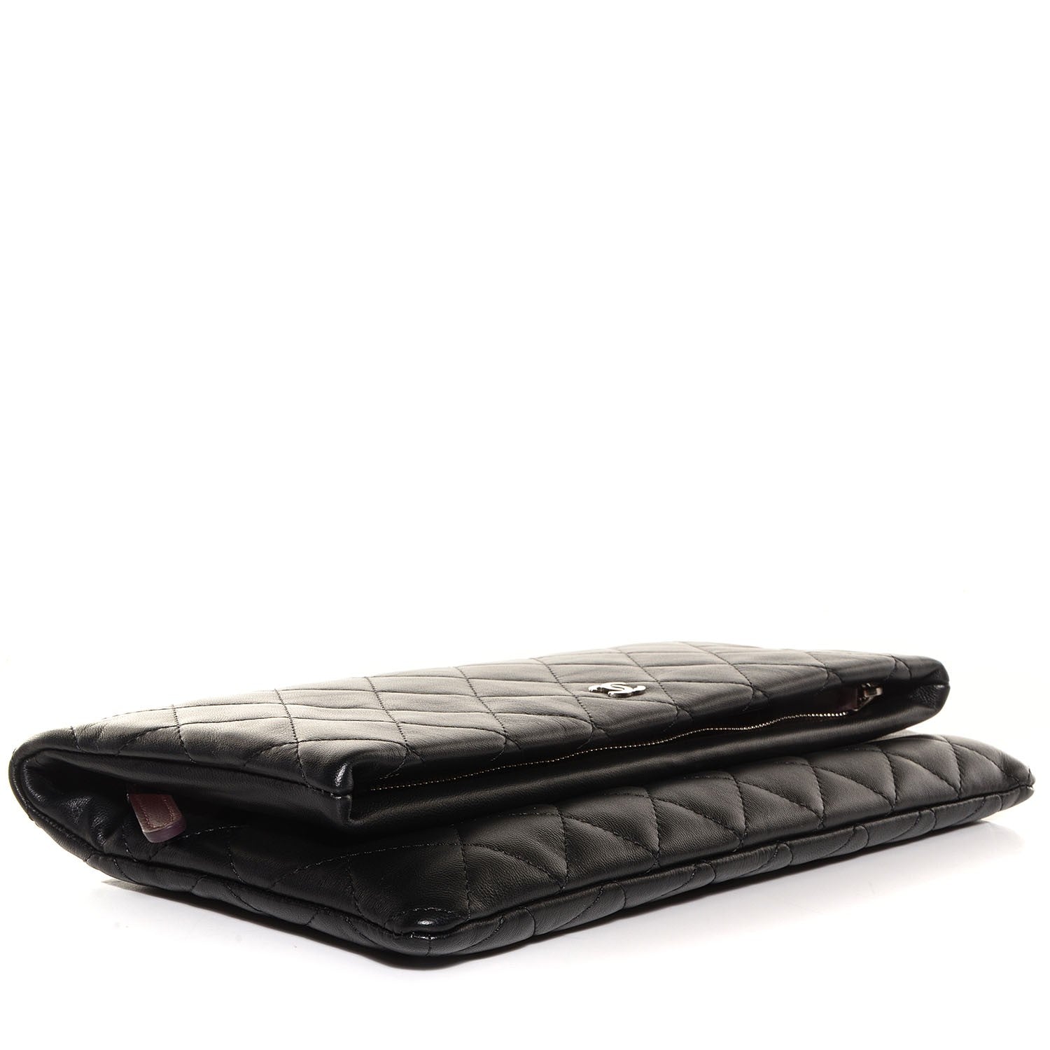 Chanel Lambskin Quilted Beauty Clutch Bag Black 4 of 8