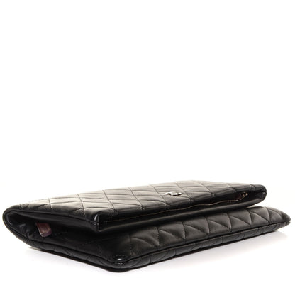 Chanel Lambskin Quilted Beauty Clutch Bag Black 4 of 8
