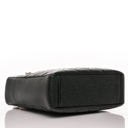 Chanel Caviar Quilted Petit Shopping Tote PST Black 4 of 7