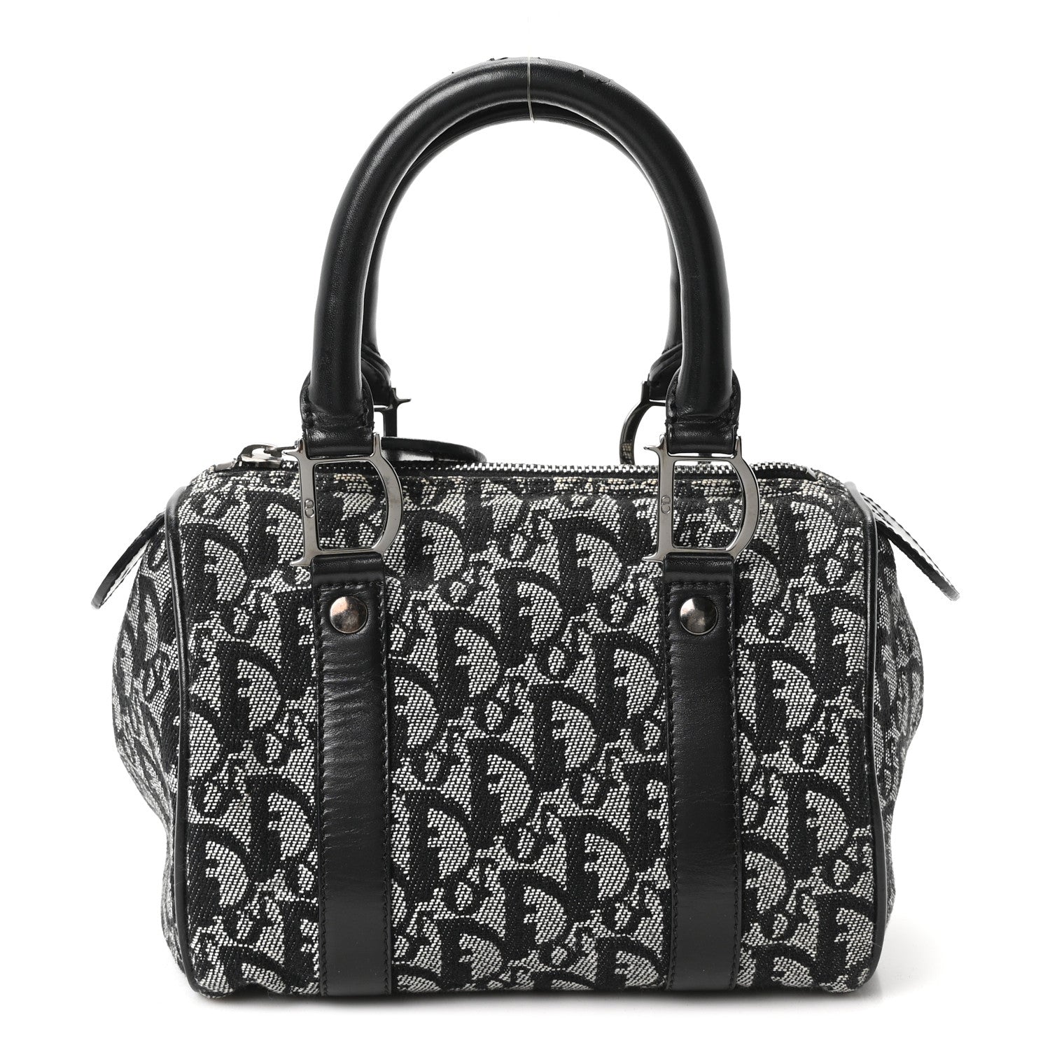 Christian Dior Monogram Boston Black 1 of 10