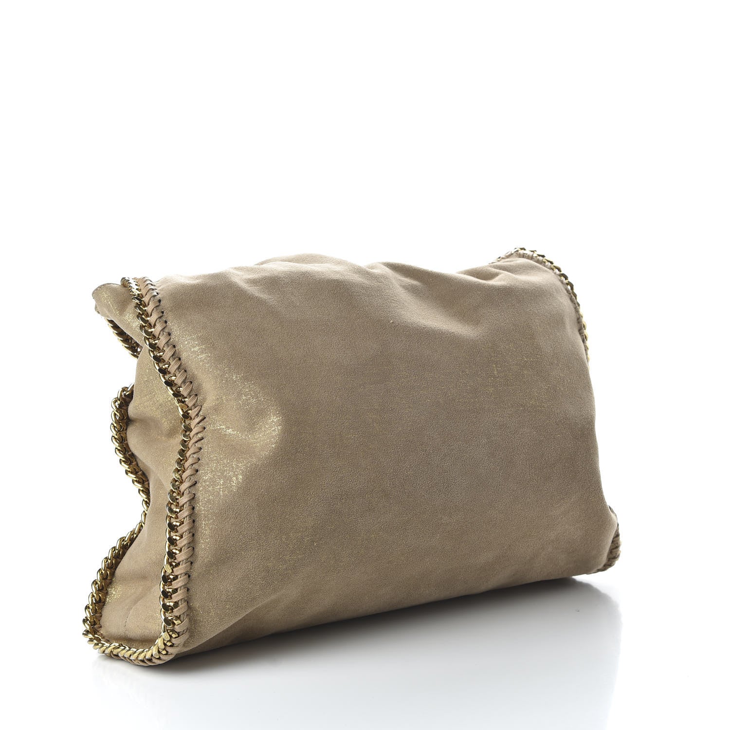 Stella McCartney Shaggy Deer Big Falabella Tote Gold 3 of 9
