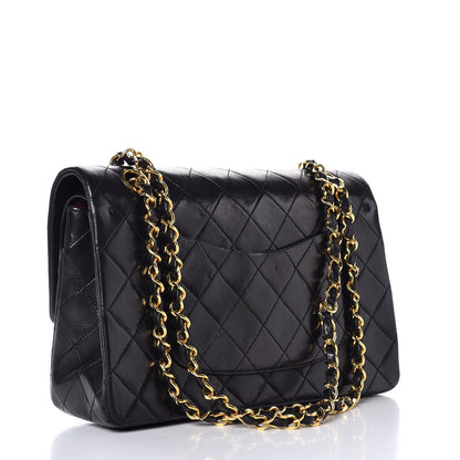 Chanel Lambskin Quilted Medium Double Flap Black 4 of 10