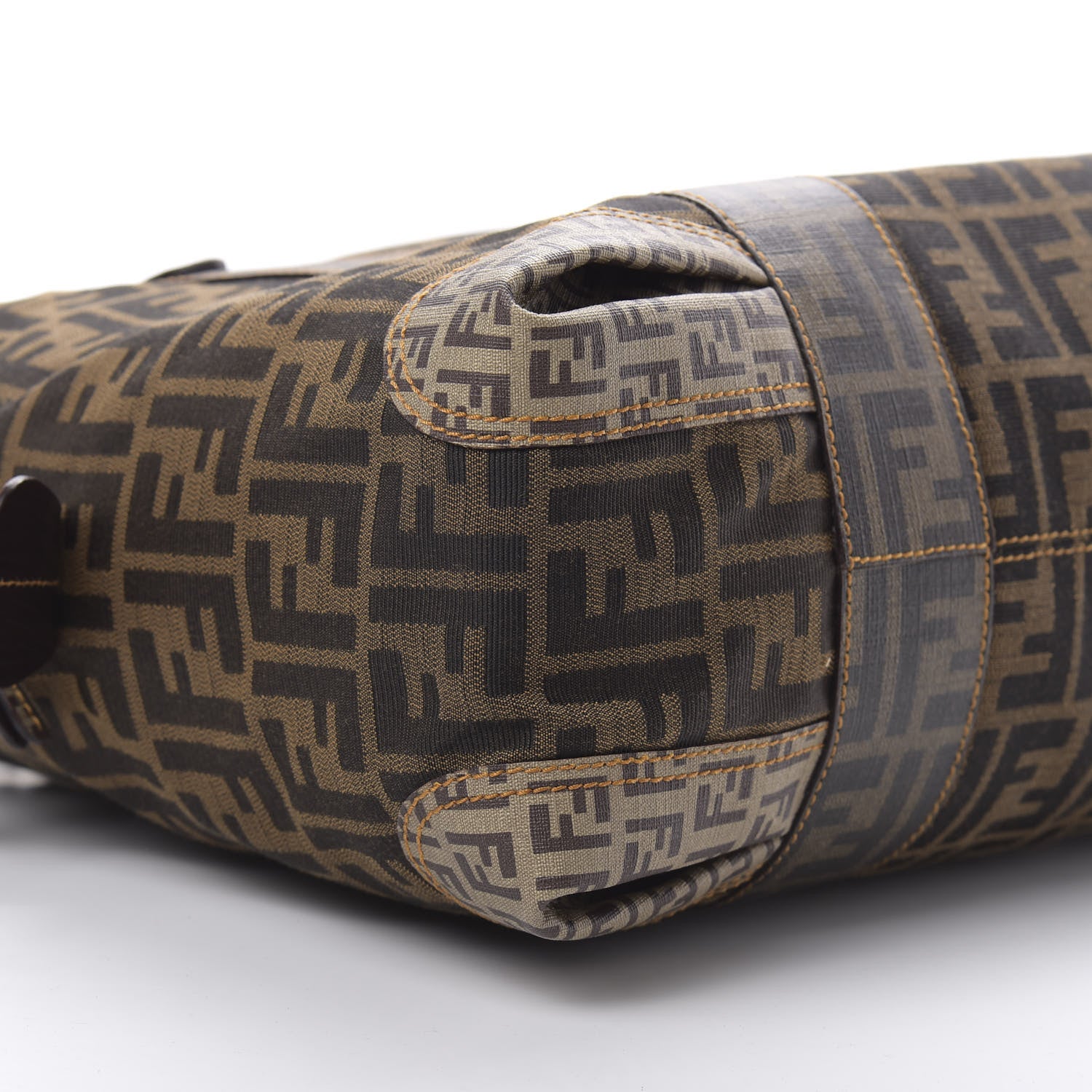 Fendi Zucca Zucchino Spalmati Large B Mix Tote Tobacco 9 of 12