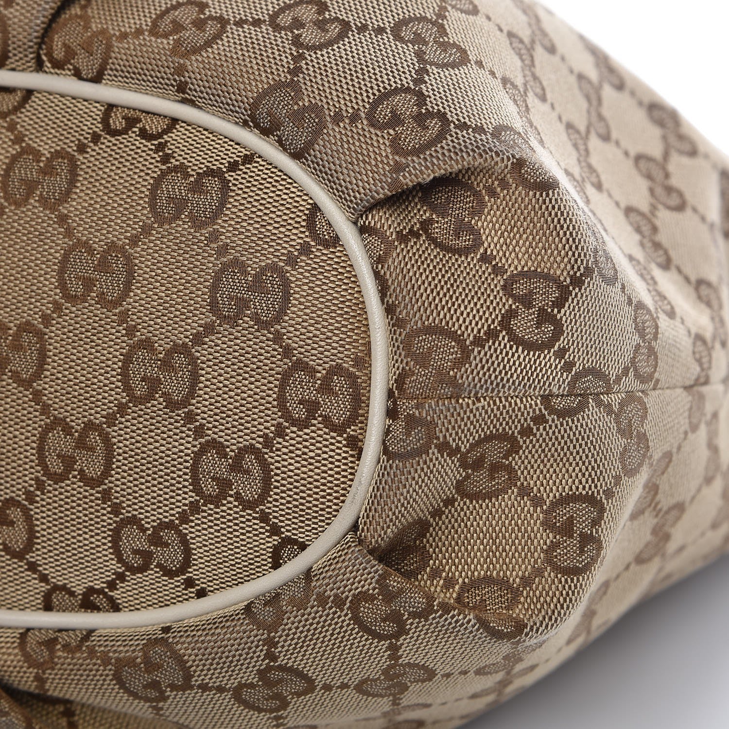 Gucci Monogram Messenger Bag Off White 12 of 16
