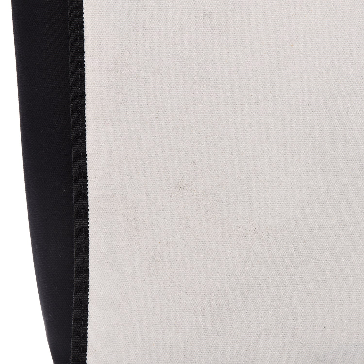Chanel Canvas Calfskin Large Let's Demonstrate Tote White Black 15 of 18