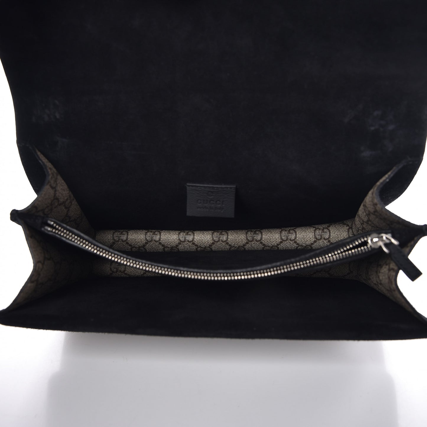 GG Supreme Monogram Small Dionysus Shoulder Bag Black
