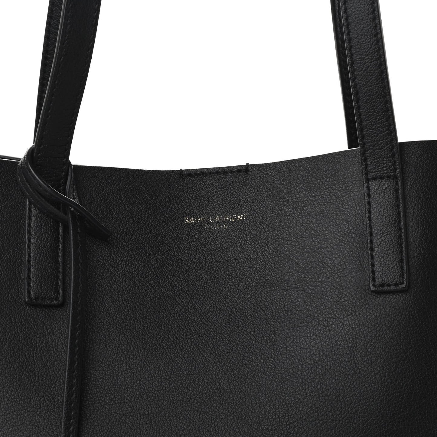 Calfskin Large Shopping Tote Black