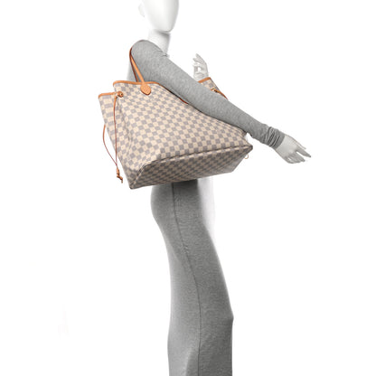 Louis Vuitton Damier Azur Neo Neverfull GM Rose Ballerine 2 of 9
