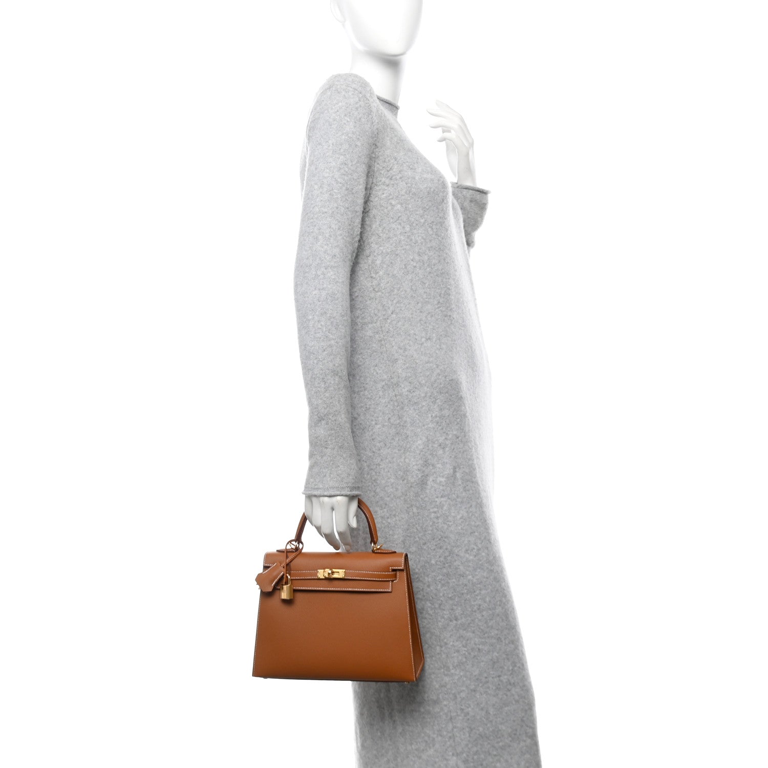 Hermes Epsom Kelly Sellier 25 Gold 2 of 11