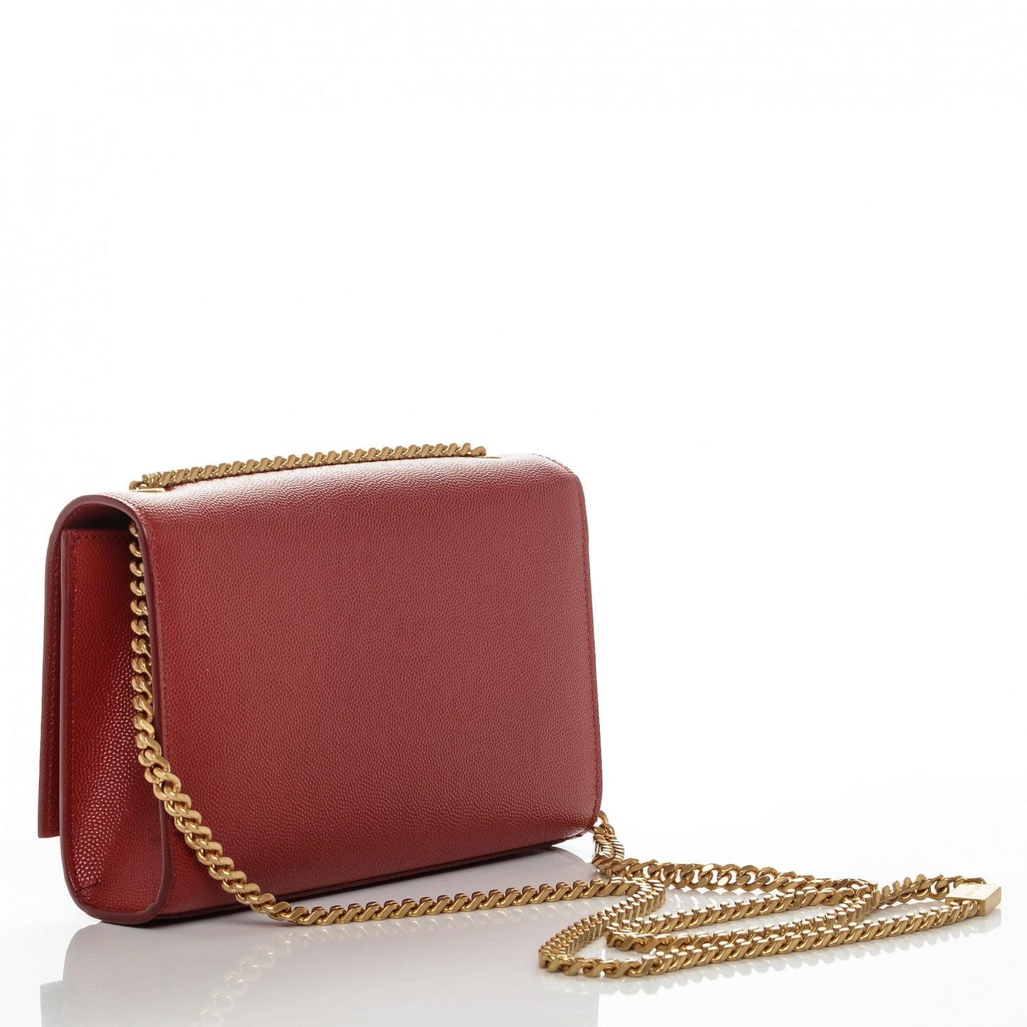 Grain De Poudre Small Deconstructed Monogram Kate Satchel Red