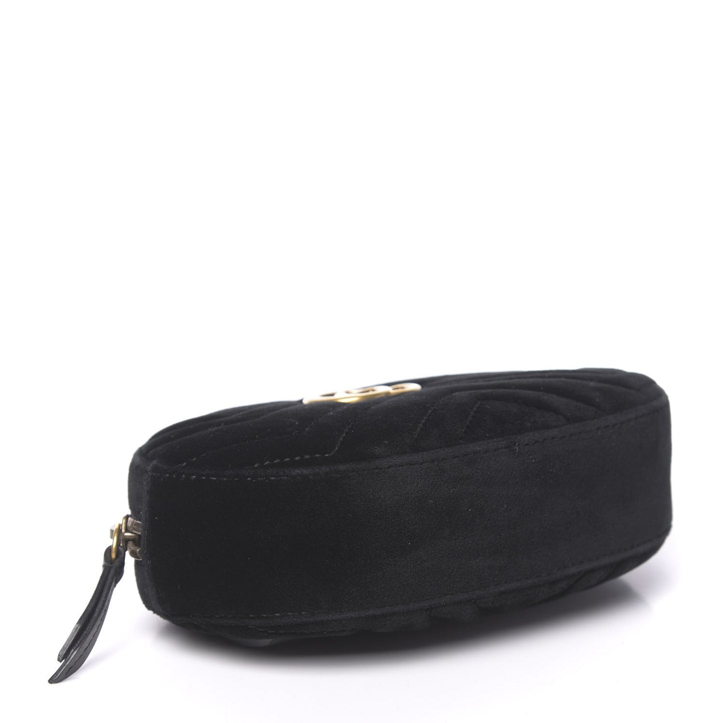 Velvet Matelasse GG Marmont Belt Bag 85 34 Black