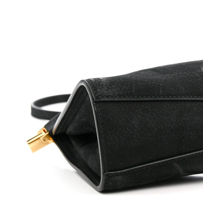 Alaia Suede Le Click East West Small Bag Black 8 of 9