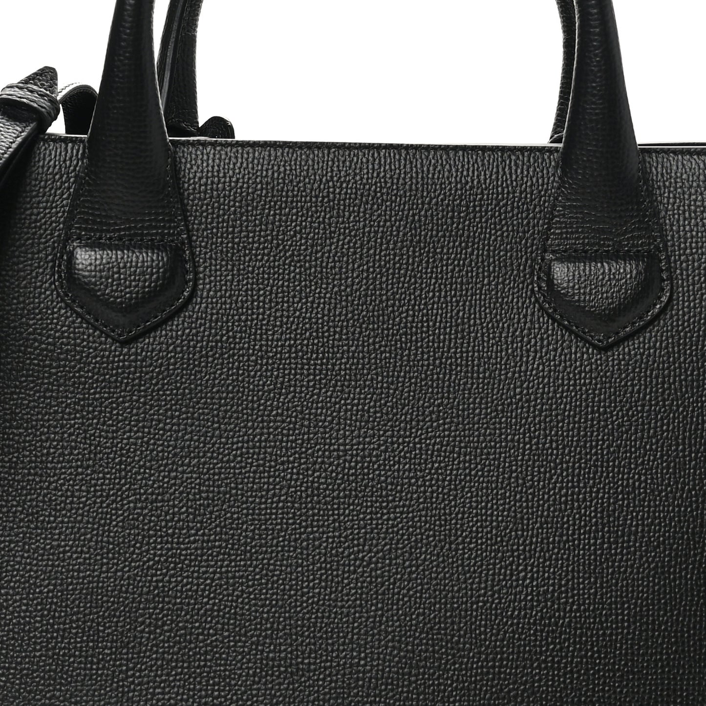 Derby Calfskin House Check Medium Banner Tote Black