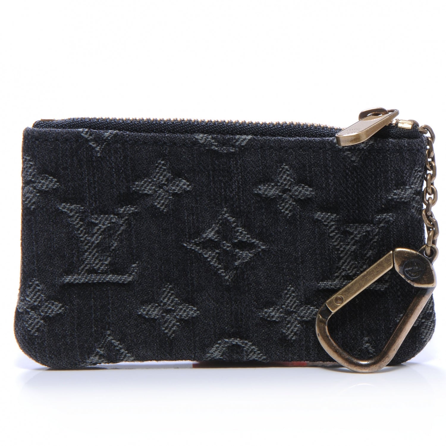 Louis Vuitton Denim Neo Key Pouch Black 1 of 7