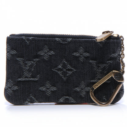 Louis Vuitton Denim Neo Key Pouch Black 1 of 7