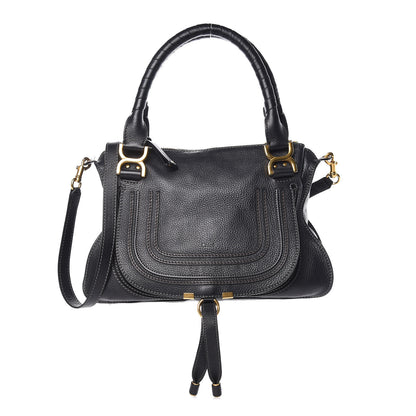 Chloe Calfskin Medium Marcie Satchel Black 1 of 9