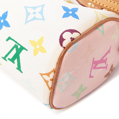 Louis Vuitton Monogram Multicolor Mini Sac HL Speedy White 4 of 7
