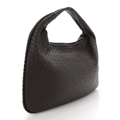 Bottega Veneta Nappa Intrecciato Large Veneta Hobo Ebano 3 of 10