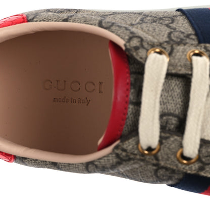 Gucci GG Supreme Monogram Womens Ace Low-Top Sneaker 35.5 Beige 8 of 10