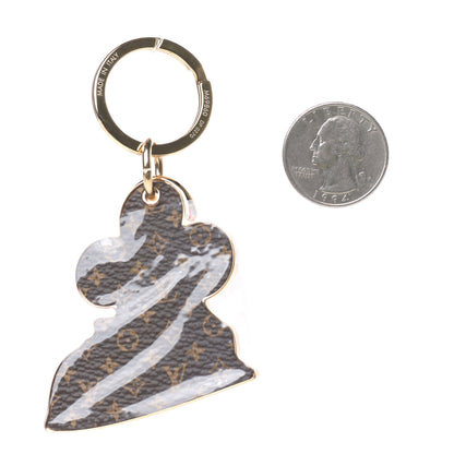 Louis Vuitton Monogram Metal Christmas Vivenne Bag Charm Key Holder 2 of 5