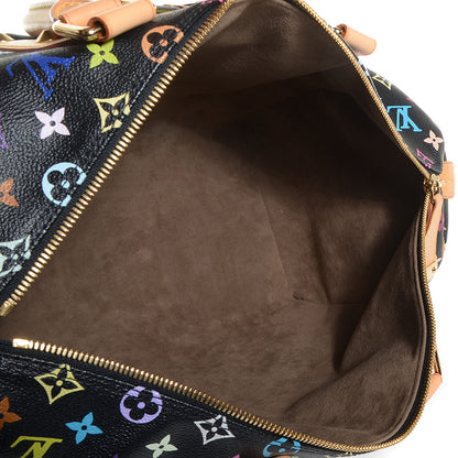 Louis Vuitton Monogram Multicolor Keepall 45 Black 5 of 7