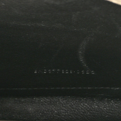 Saint Laurent Grain De Poudre Matelasse Chevron Monogram Chain Wallet Crema Soft 7 of 12