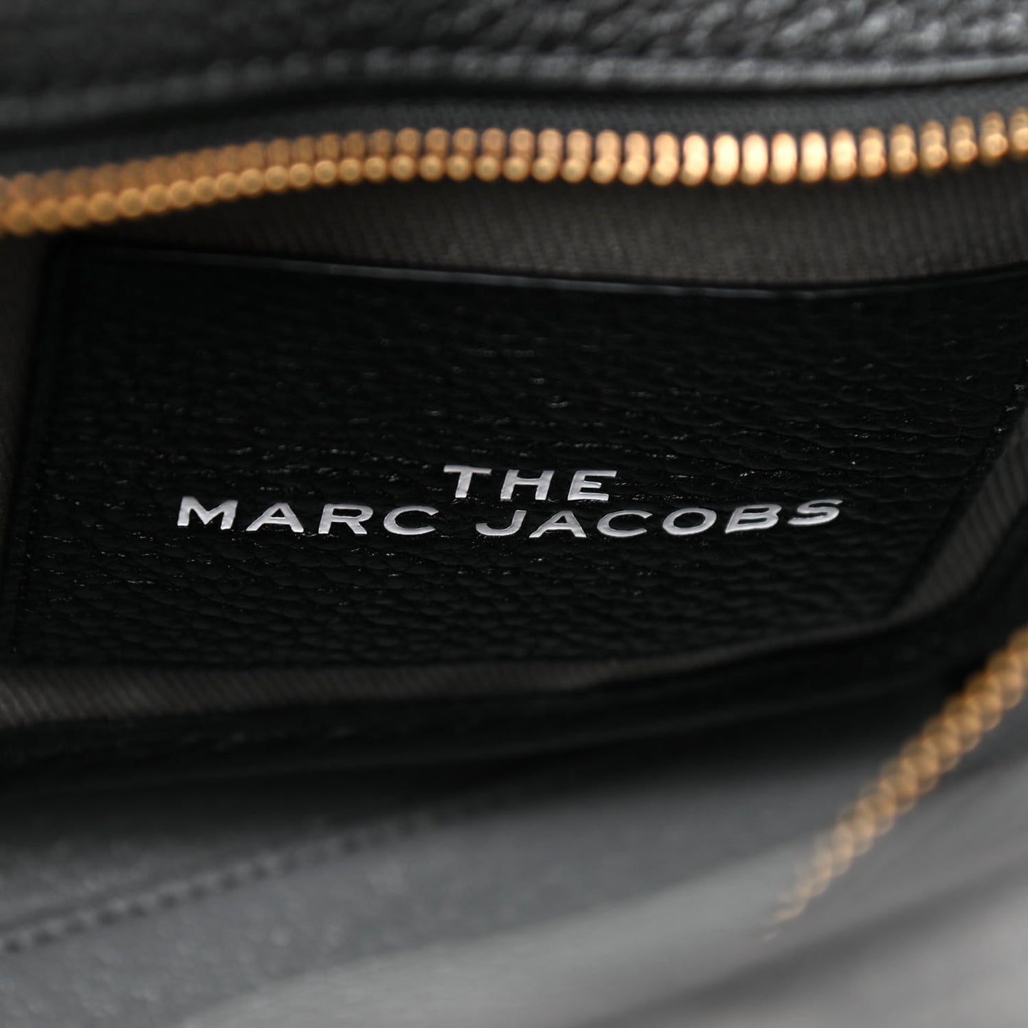Grained Calfskin Small The Tote Bag Black