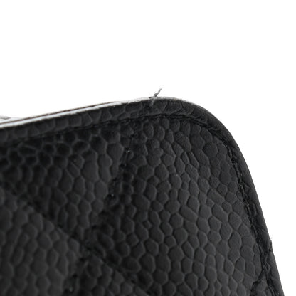Chanel Caviar Quilted Wallet On Chain WOC Black 10 of 13