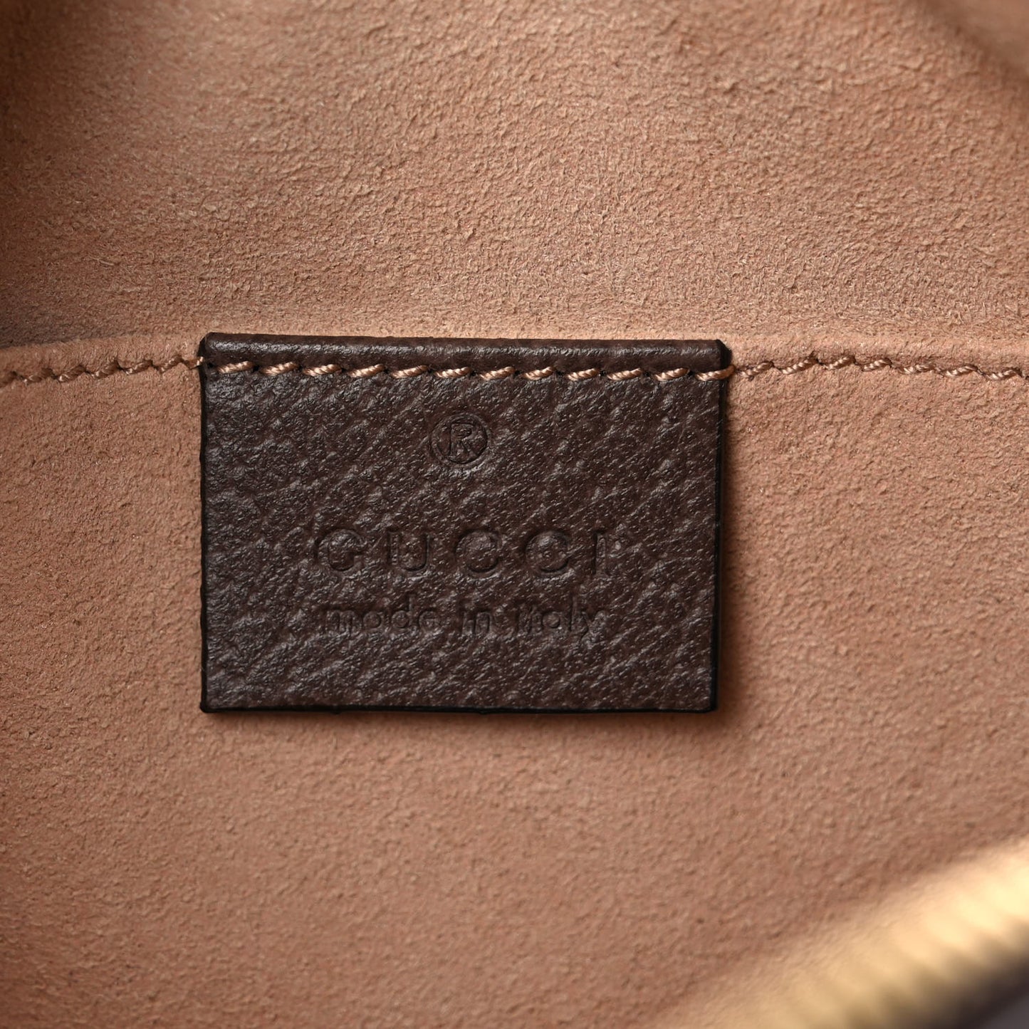 GG Supreme Monogram Web Mini Ophidia Shoulder Bag Brown