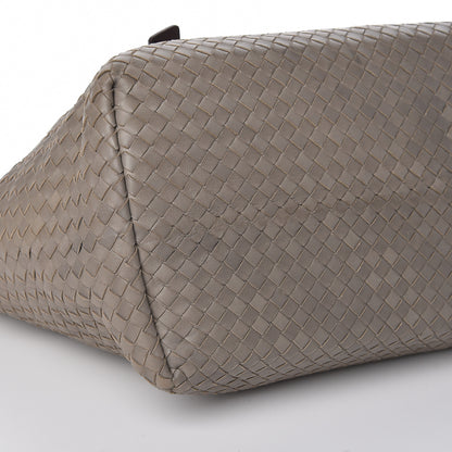 Bottega Veneta Intrecciato Light Calf Shopper Tote Khaki Brown 9 of 11