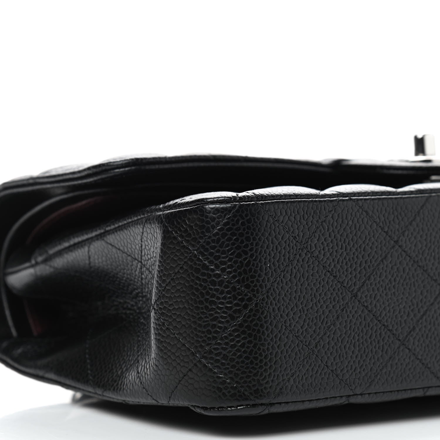 Chanel Caviar Quilted Medium Double Flap Black 8 of 9