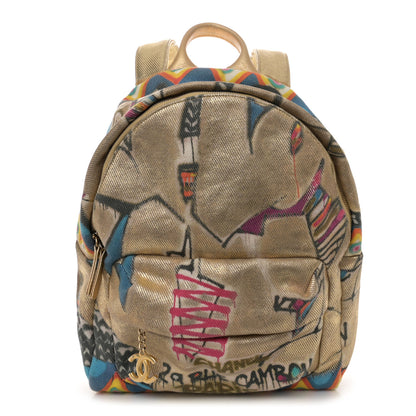 Chanel Graffiti Printed Canvas Street Spirit Backpack Multicolor 1 of 13