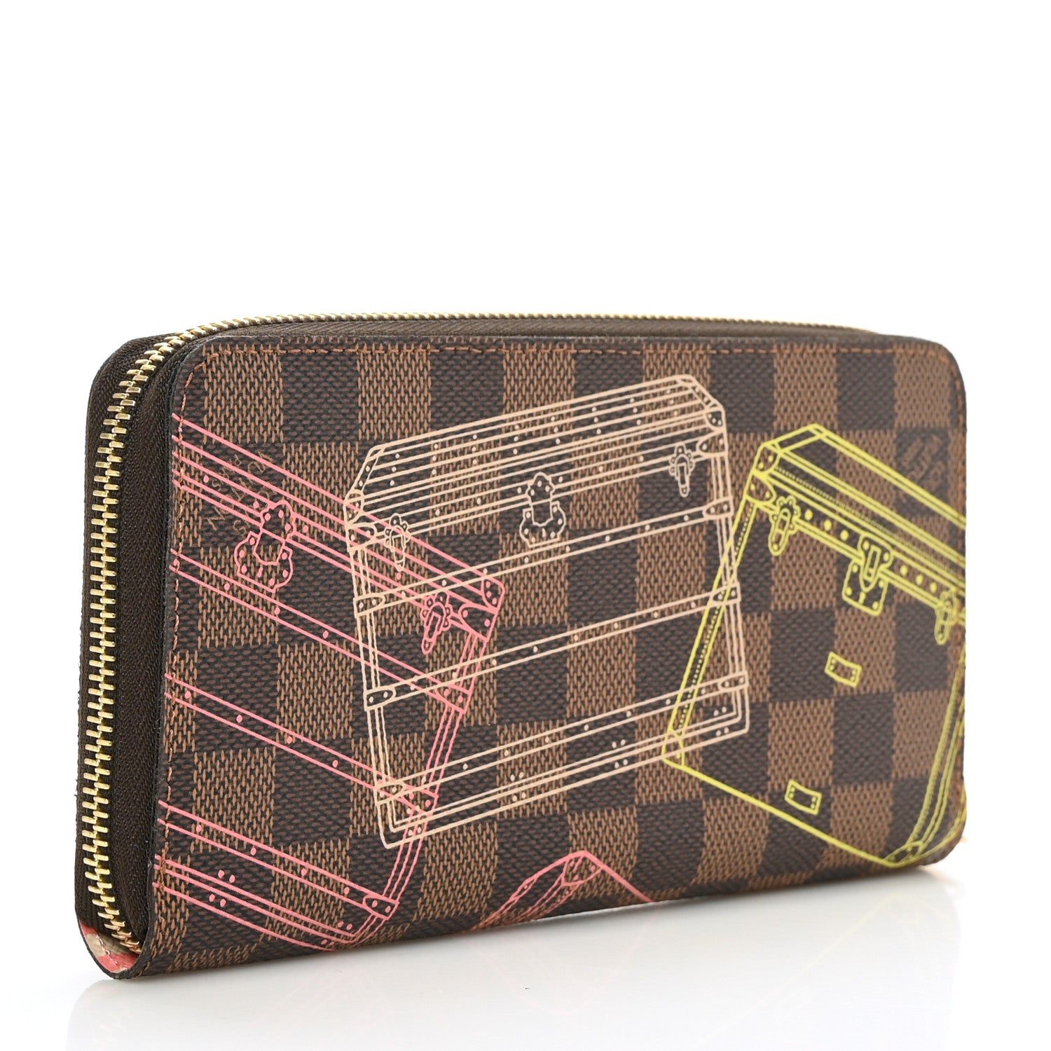 Louis Vuitton Damier Ebene 2014 Christmas Animation Zippy Wallet 3 of 7