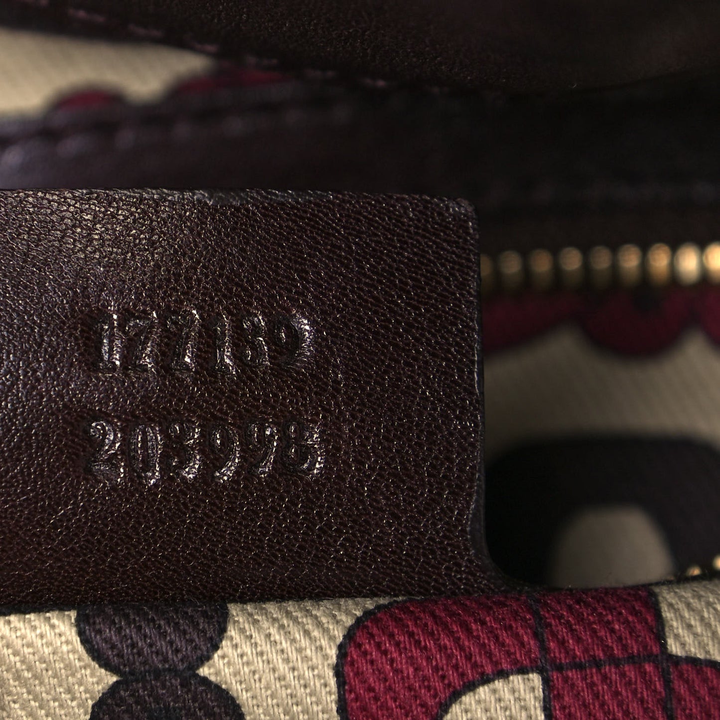 Guccissima Medium Indy Top Handle Hobo Dark Brown