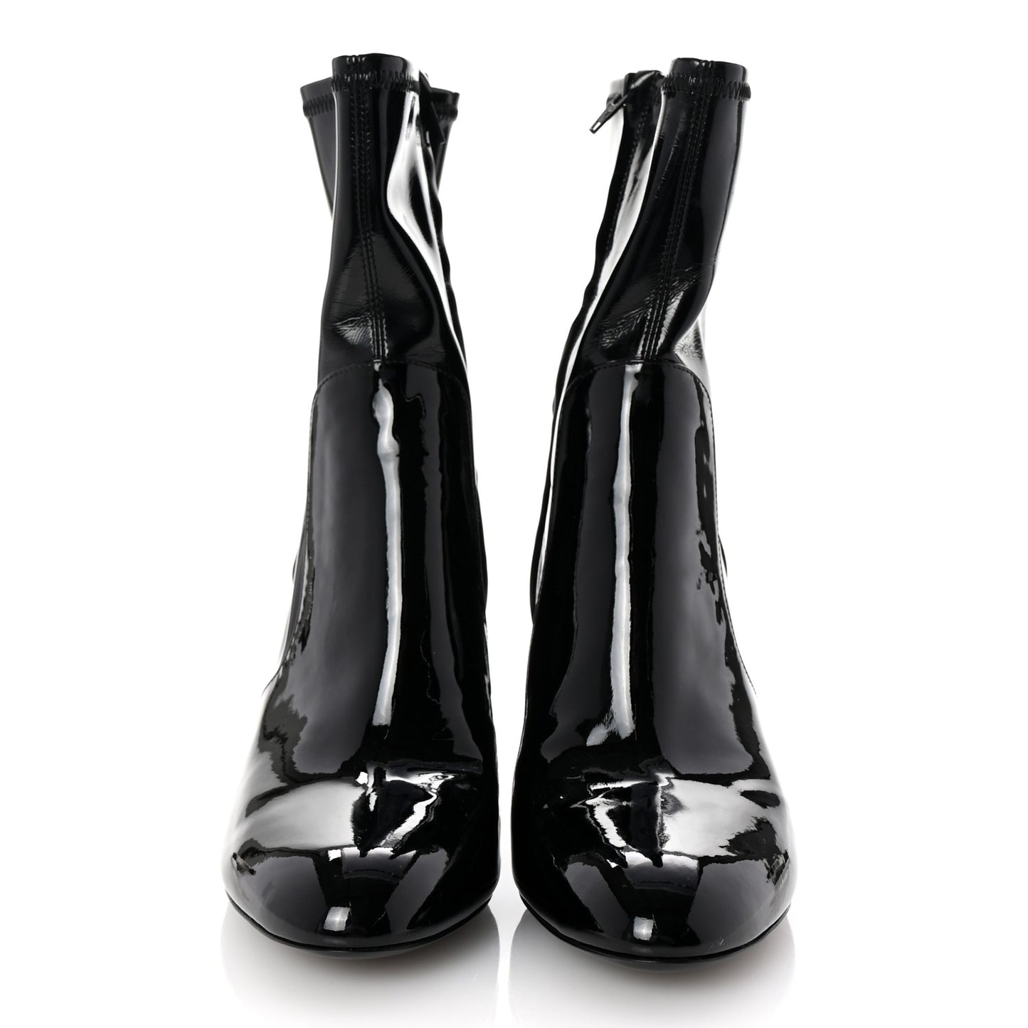 Patent Uniformes Silhouette Ankle Boots 39.5 Black