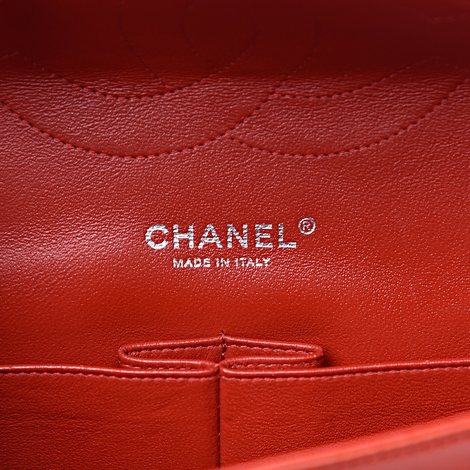 Chanel Lambskin Quilted Jumbo Double Flap Red 6 of 18