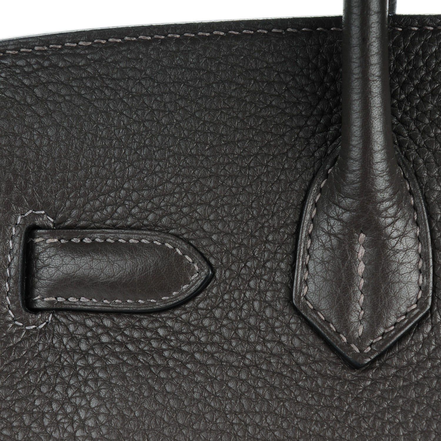 Hermes Taurillon Clemence Birkin 30 Graphite 20 of 25