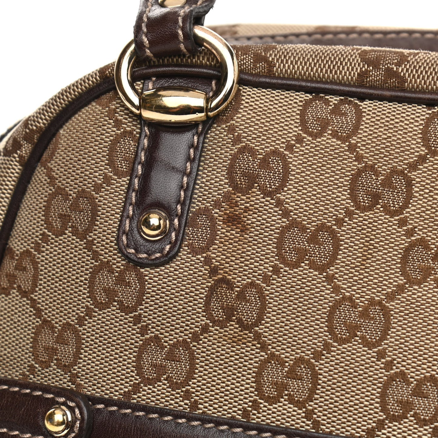 Monogram Large Wave Boston Dark Brown