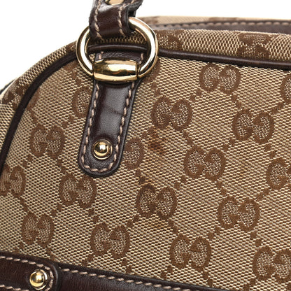 Gucci Monogram Large Wave Boston Dark Brown 12 of 13