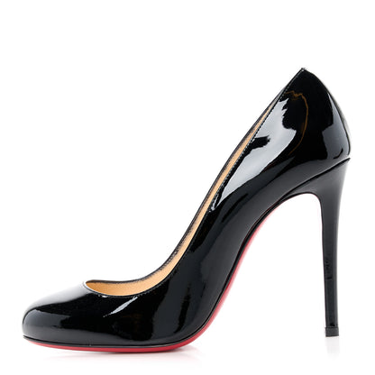 Christian Louboutin Patent Fifille 100 Pumps 37.5 Black 1 of 8
