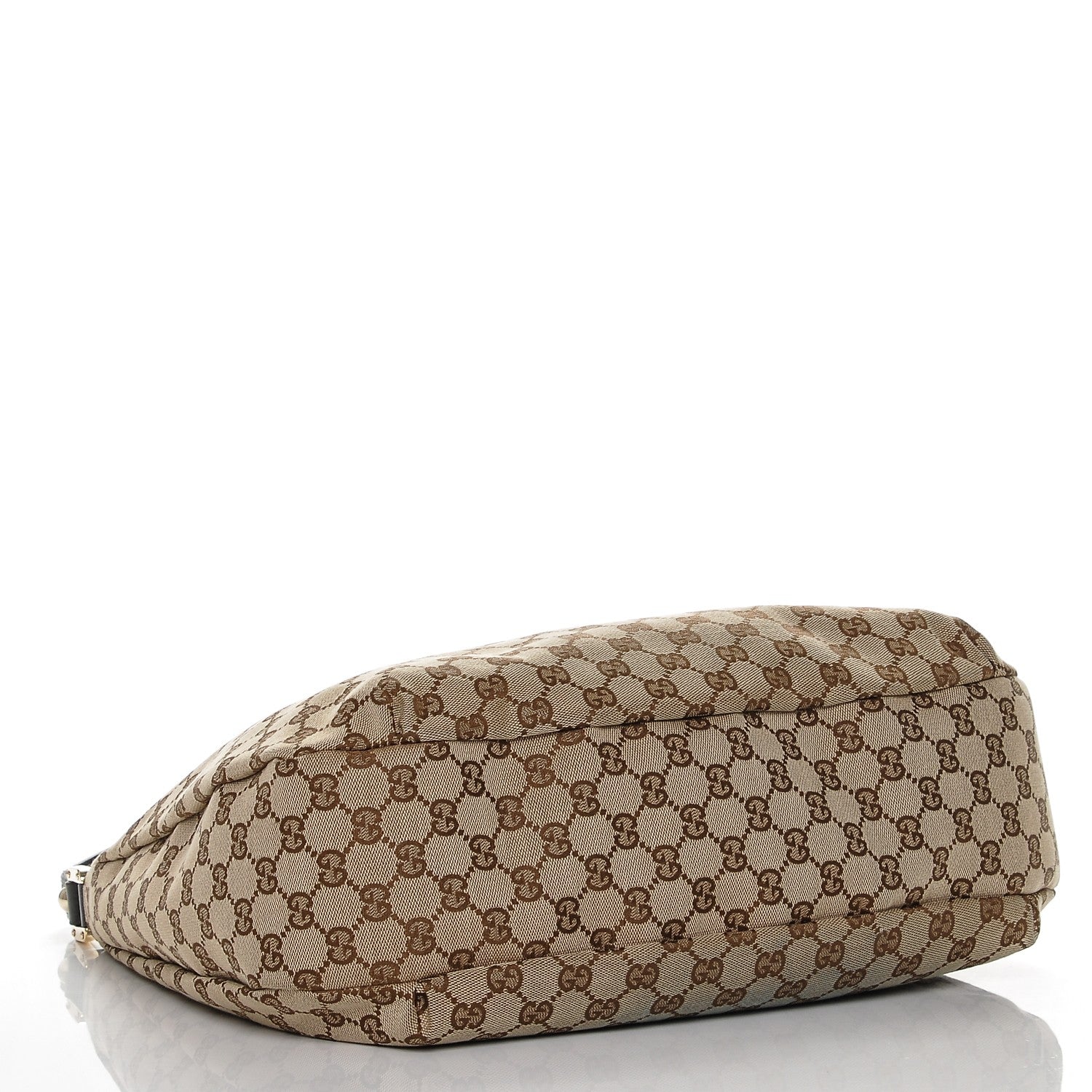 Gucci Monogram Large New Ladies Web Hobo Dark Brown 4 of 6