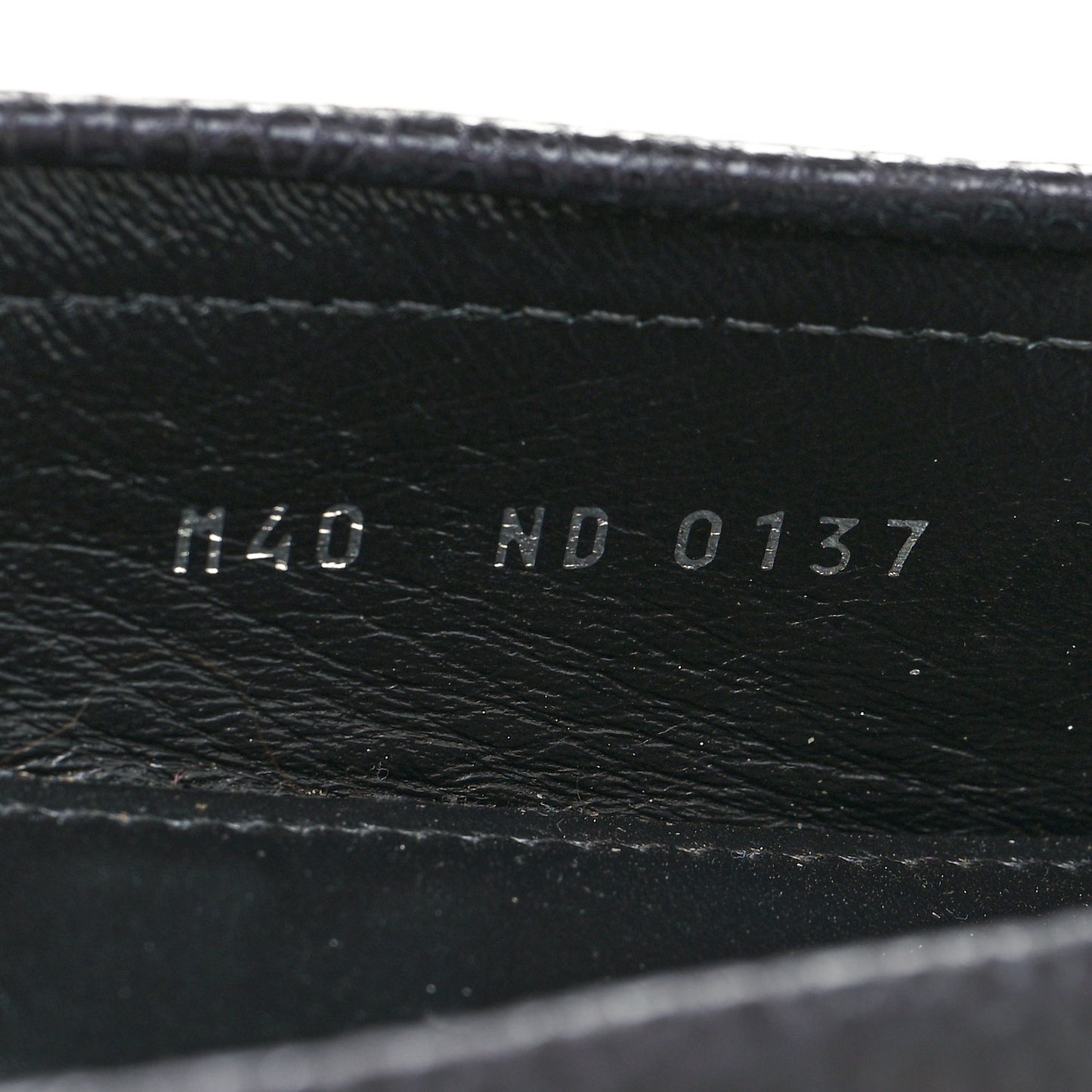 Calfskin Lock Mocassin Loafers 40 Black