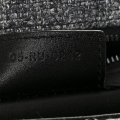 Christian Dior Tweed Macrocannage Medium Caro Bag Black 7 of 10