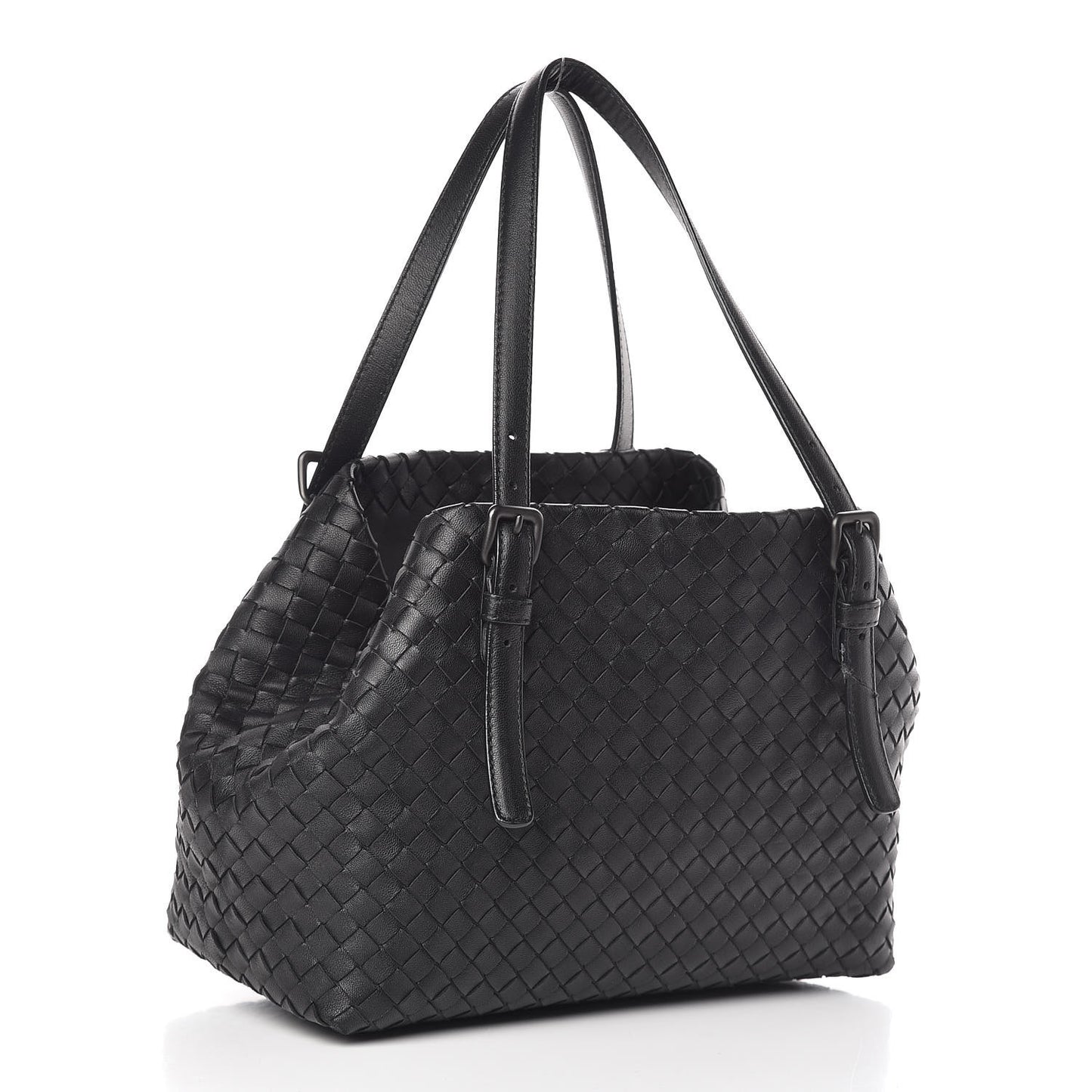 Nappa Intrecciato Seamless Tote Black