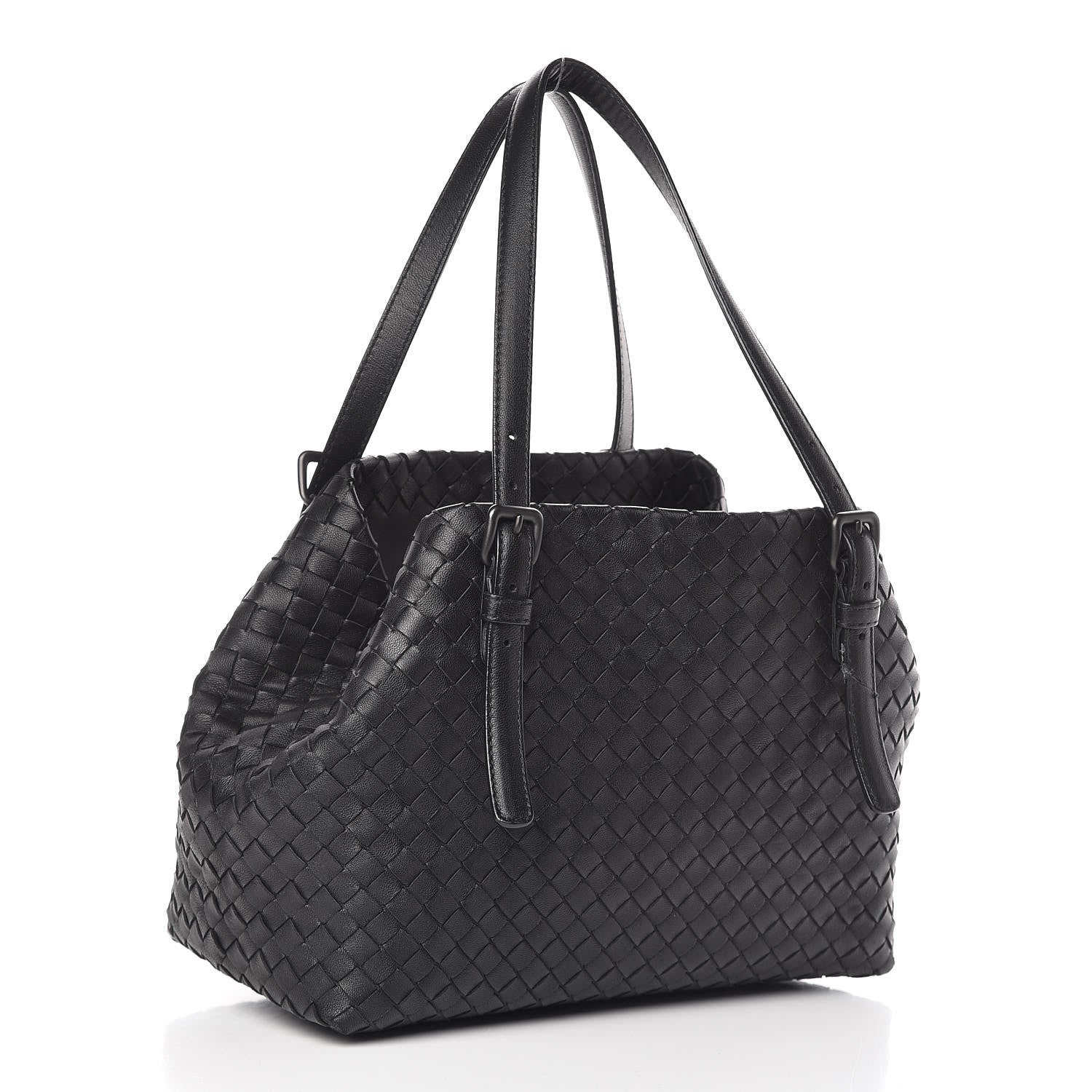 Bottega Veneta Nappa Intrecciato Seamless Tote Black 3 of 10