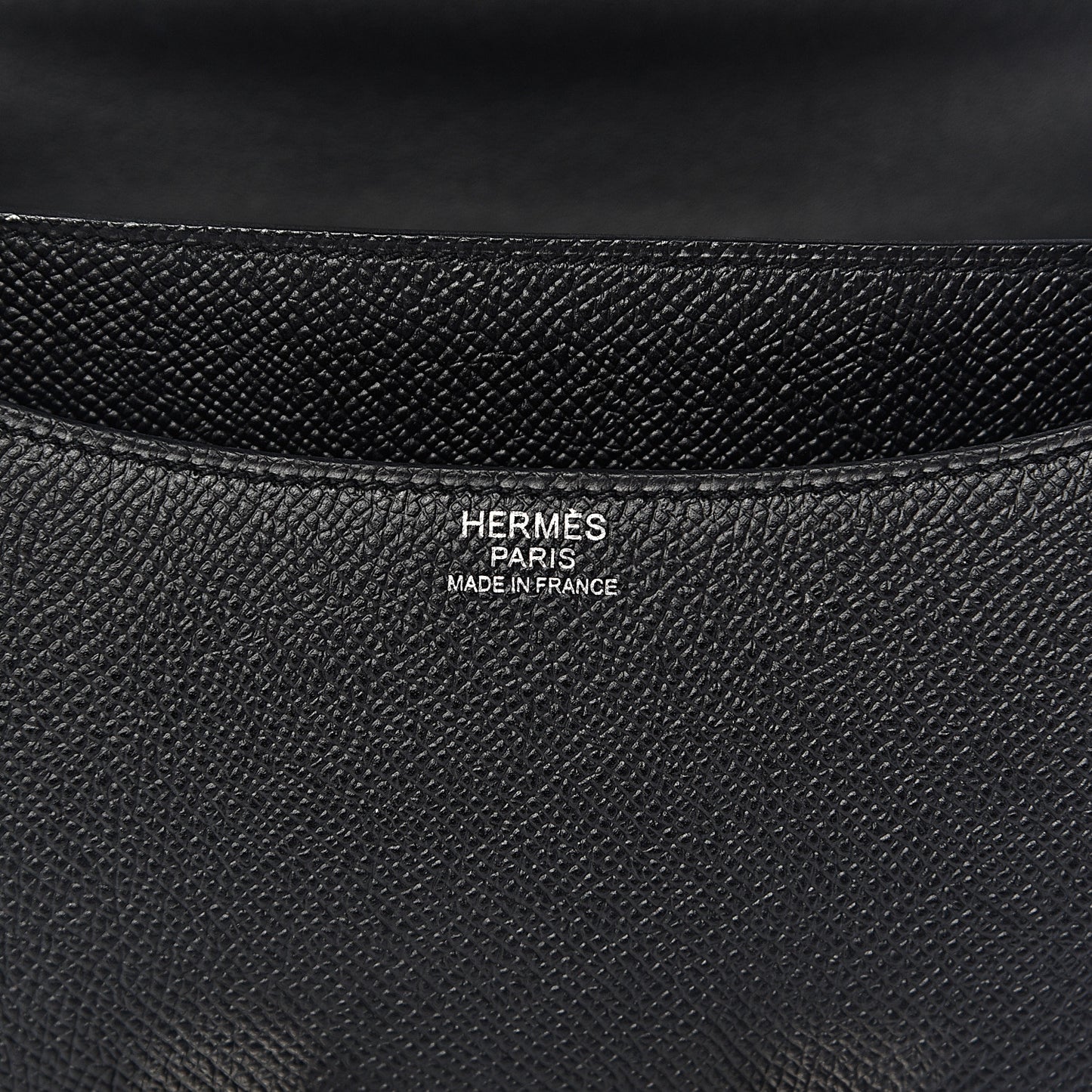 Epsom Enamel Constance 24 Black Bleu Saint Cyr